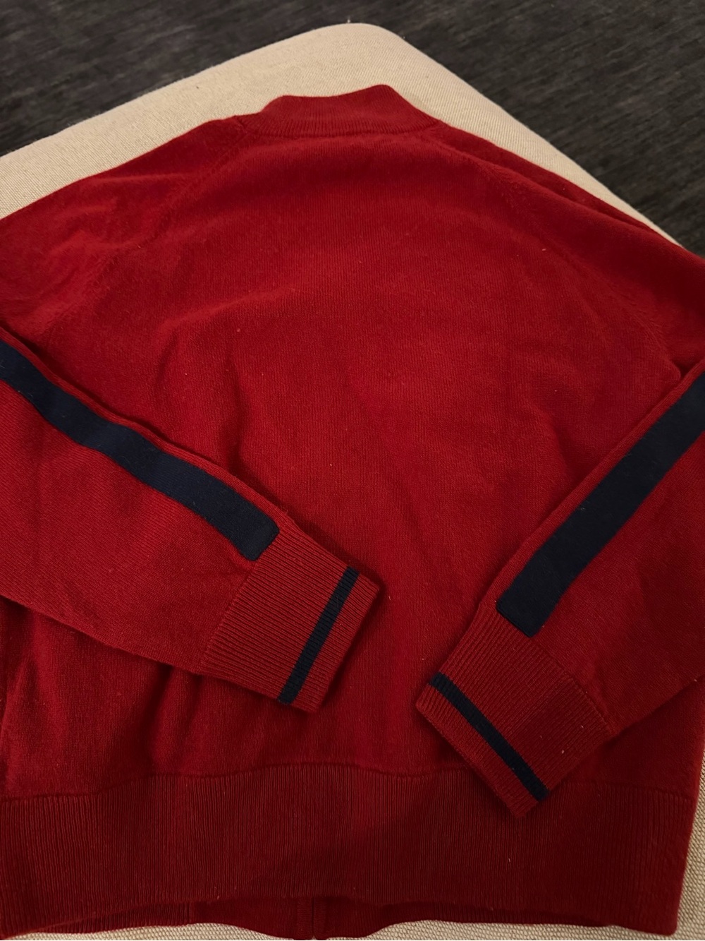 J CREW SIZE SMALL Cashmere full-zip track jacket CM708 $298 - Picture 6 of 6